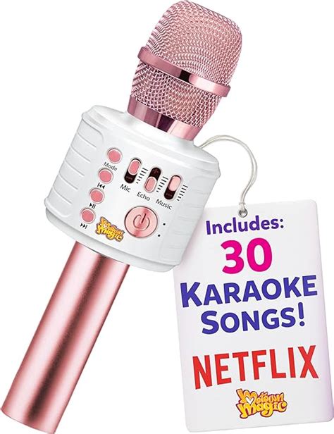 Sing Your Heart Out and Connect with Loved Ones Using the Motown Magic Karaoke Microphone and Bluetooth